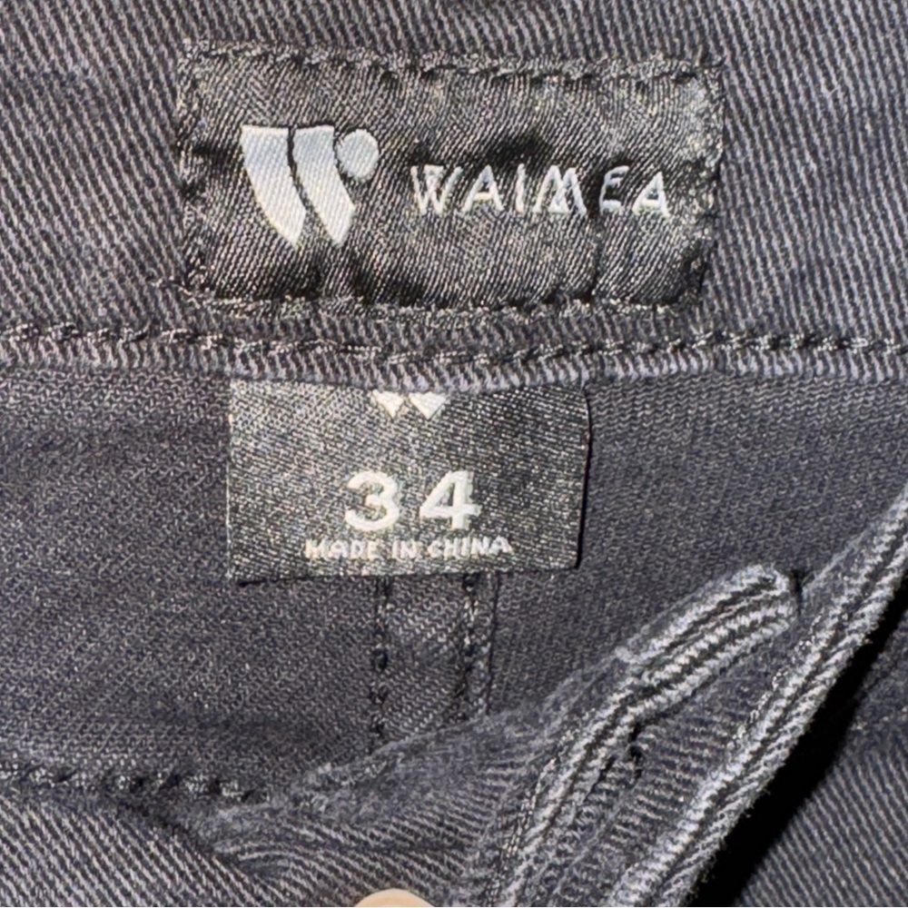 Waimea Men’s Black StretchSkinny Fit Graffiti Jeans 34x30 Pants - Picture 6 of 11